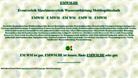 What Emwm.de website looked like in 2021 (3 years ago)