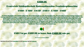 What Emhf.de website looked like in 2021 (4 years ago)