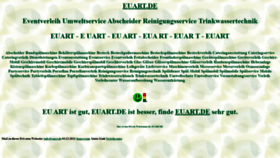 What Euart.de website looked like in 2021 (2 years ago)