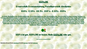 What Eepa.de website looked like in 2021 (2 years ago)