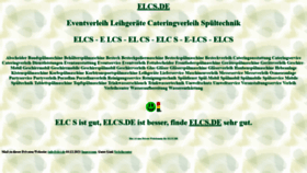 What Elcs.de website looked like in 2021 (3 years ago)