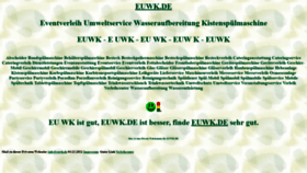 What Euwk.de website looked like in 2021 (2 years ago)