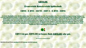 What Ebns.de website looked like in 2021 (2 years ago)