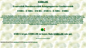 What Emrg.de website looked like in 2021 (2 years ago)