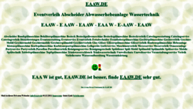 What Eaaw.de website looked like in 2021 (2 years ago)