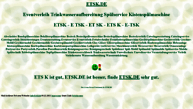 What Etsk.de website looked like in 2021 (2 years ago)