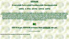 What Eppm.de website looked like in 2021 (2 years ago)