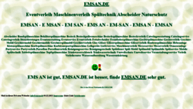 What Emsan.de website looked like in 2021 (2 years ago)