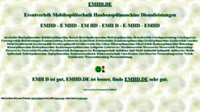 What Emhd.de website looked like in 2021 (2 years ago)