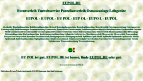 What Eupol.de website looked like in 2021 (2 years ago)