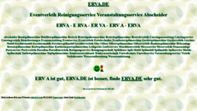 What Erva.de website looked like in 2021 (4 years ago)