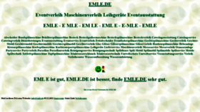 What Emle.de website looked like in 2021 (2 years ago)