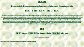 What Eeic.de website looked like in 2021 (2 years ago)
