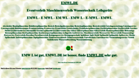 What Emwl.de website looked like in 2021 (2 years ago)