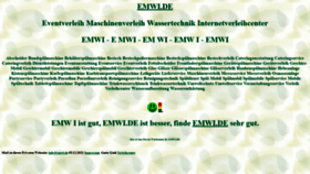 What Emwi.de website looked like in 2021 (2 years ago)