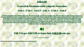 What Emln.de website looked like in 2021 (2 years ago)