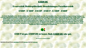 What Emdp.de website looked like in 2021 (2 years ago)