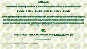 What Emkk.de website looked like in 2021 (4 years ago)