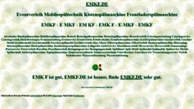 What Emkf.de website looked like in 2021 (2 years ago)