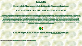 What Emlw.de website looked like in 2021 (2 years ago)