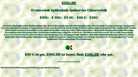 What Essg.de website looked like in 2021 (2 years ago)