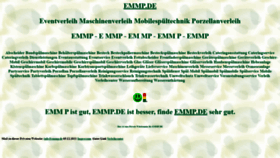 What Emmp.de website looked like in 2021 (2 years ago)