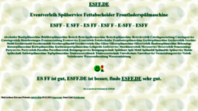 What Esff.de website looked like in 2021 (2 years ago)