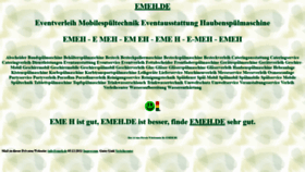 What Emeh.de website looked like in 2021 (2 years ago)