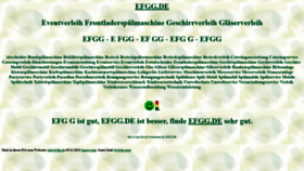What Efgg.de website looked like in 2021 (2 years ago)