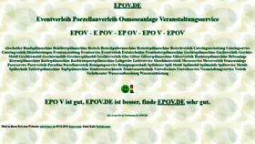 What Epov.de website looked like in 2021 (2 years ago)