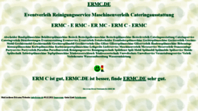 What Ermc.de website looked like in 2021 (2 years ago)