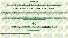 What Emhk.de website looked like in 2021 (2 years ago)