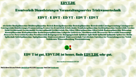 What Edvt.de website looked like in 2021 (2 years ago)