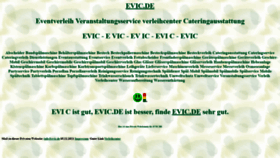 What Evic.de website looked like in 2021 (2 years ago)