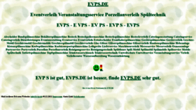 What Evps.de website looked like in 2021 (2 years ago)