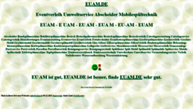 What Euam.de website looked like in 2021 (2 years ago)
