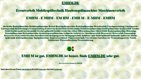 What Emhm.de website looked like in 2021 (2 years ago)