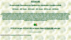 What Eusag.de website looked like in 2021 (2 years ago)