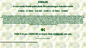 What Emdz.de website looked like in 2021 (2 years ago)