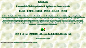 What Emsb.de website looked like in 2021 (2 years ago)