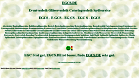 What Egcs.de website looked like in 2021 (2 years ago)