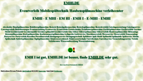 What Emhi.de website looked like in 2021 (2 years ago)