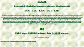 What Eaig.de website looked like in 2021 (2 years ago)