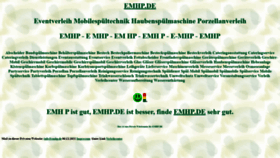 What Emhp.de website looked like in 2021 (2 years ago)