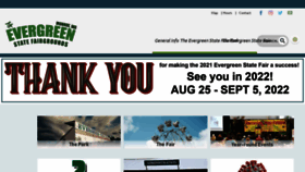What Evergreenfair.org website looked like in 2021 (2 years ago)