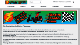 What E-scooter-team.de website looked like in 2021 (2 years ago)