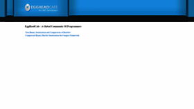 What Eggheadcafe.com website looked like in 2021 (2 years ago)