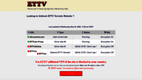 What Ettvproxies.com website looked like in 2021 (2 years ago)