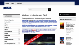What Eas-lectuur.nl website looked like in 2021 (2 years ago)