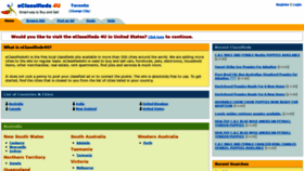 What Eclassifieds4u.com website looked like in 2021 (2 years ago)